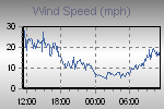 Wind Gust: Highest wind speed reading in a 10 minute average